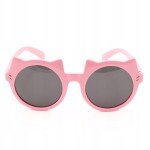 OKULARY przeciwsłoneczne polaryzacyjne UV400 KOTY różowe