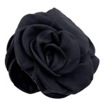 Klamra spinka do włosów ozdoba Kwiat Róża Czarna