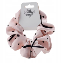 Satynowa gumka scrunchie mama córka Duża