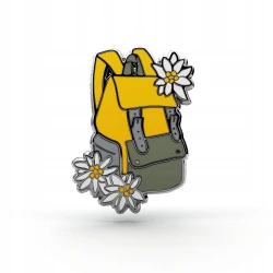 PINETS przypinka Kolekcja Polskie Góry Plecak kwiaty pin