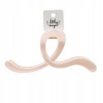 Elegancka Klasyczna Klamra do Włosów Perłowa Różowa