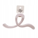 Elegancka Klasyczna Klamra do Włosów Perłowa Fioletowa