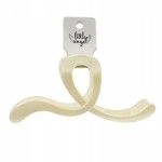 Elegancka Klasyczna Klamra do Włosów Perłowa Żółta