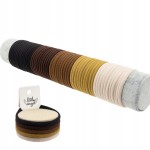 Gumki Frotki Brązowe kolorowe zestaw 50 sztuk