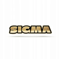 PINETS Przypinka SIGMA młodzieżowa złota do plecaka kurtki pozłacana 14K