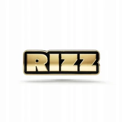 PINETS Przypinka RIZZ młodzieżowa złota do plecaka kurtki pozłacana 14K
