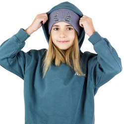Czapka zimowa szara FUCK unisex