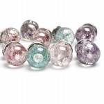 Zestaw transparentnych przypinek Pinets szklane piny z efektem kryształków