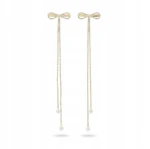 Złote Spinki do Włosów Kokardki Kryształki Perły Ślub Wesele Glamour